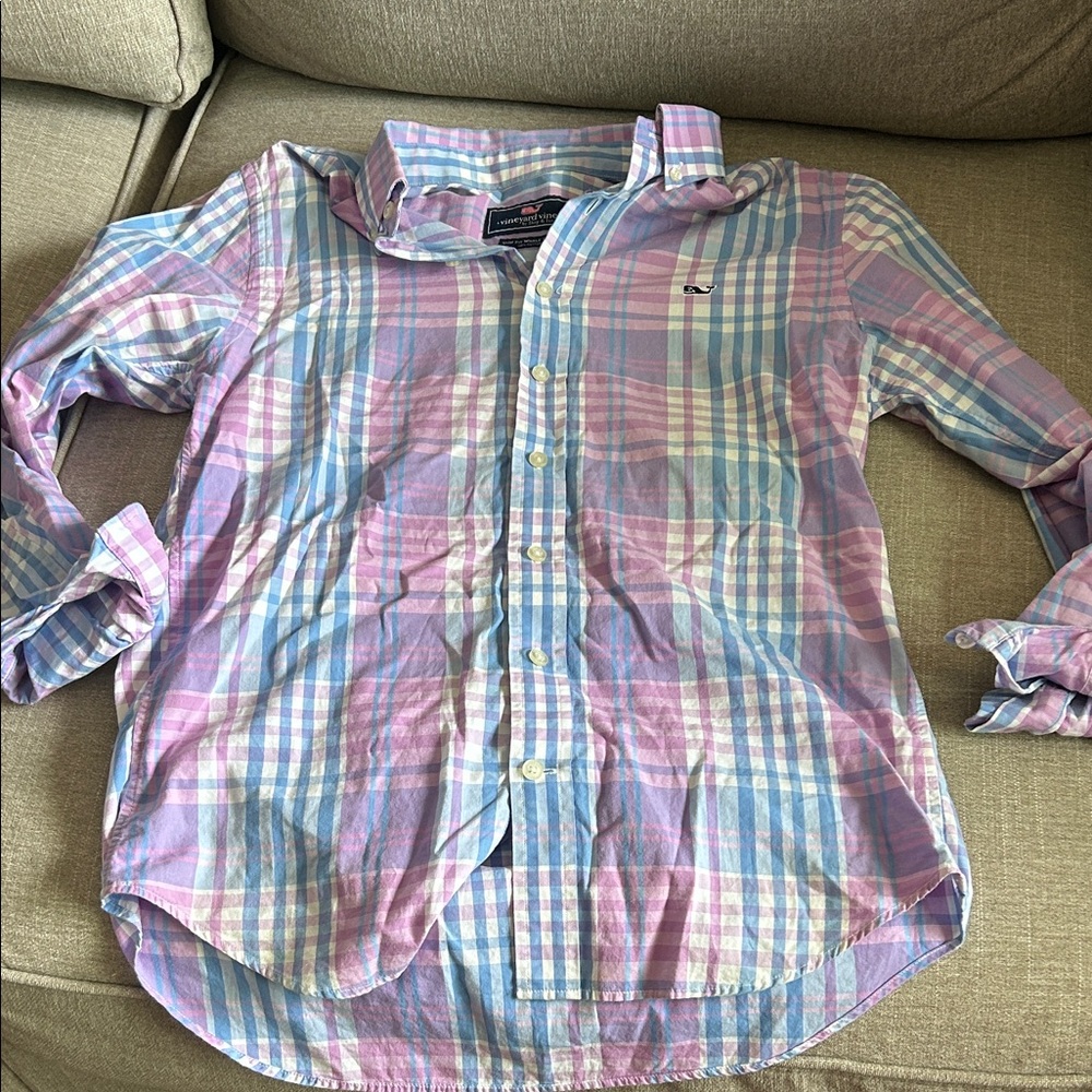 Vineyard Vines Multicolor Plaid Button Down Shirt